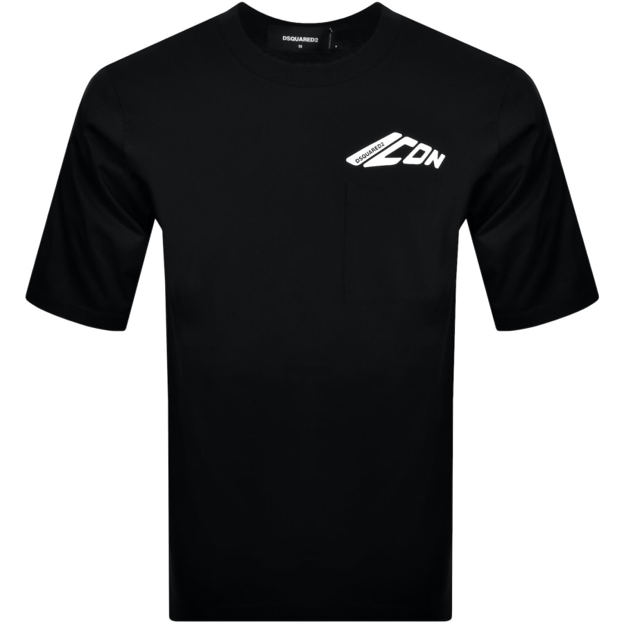 DSQUARED2 Pocket T Shirt Black | Mainline Menswear United States